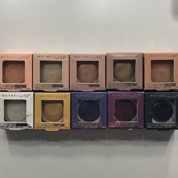 Full Maybelline Color Tattoo 24hr Collection - Picture 2 of 10